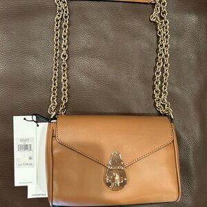 NWT Calvin Klein bag. Convertible chainlink straps. Color goes with everything!